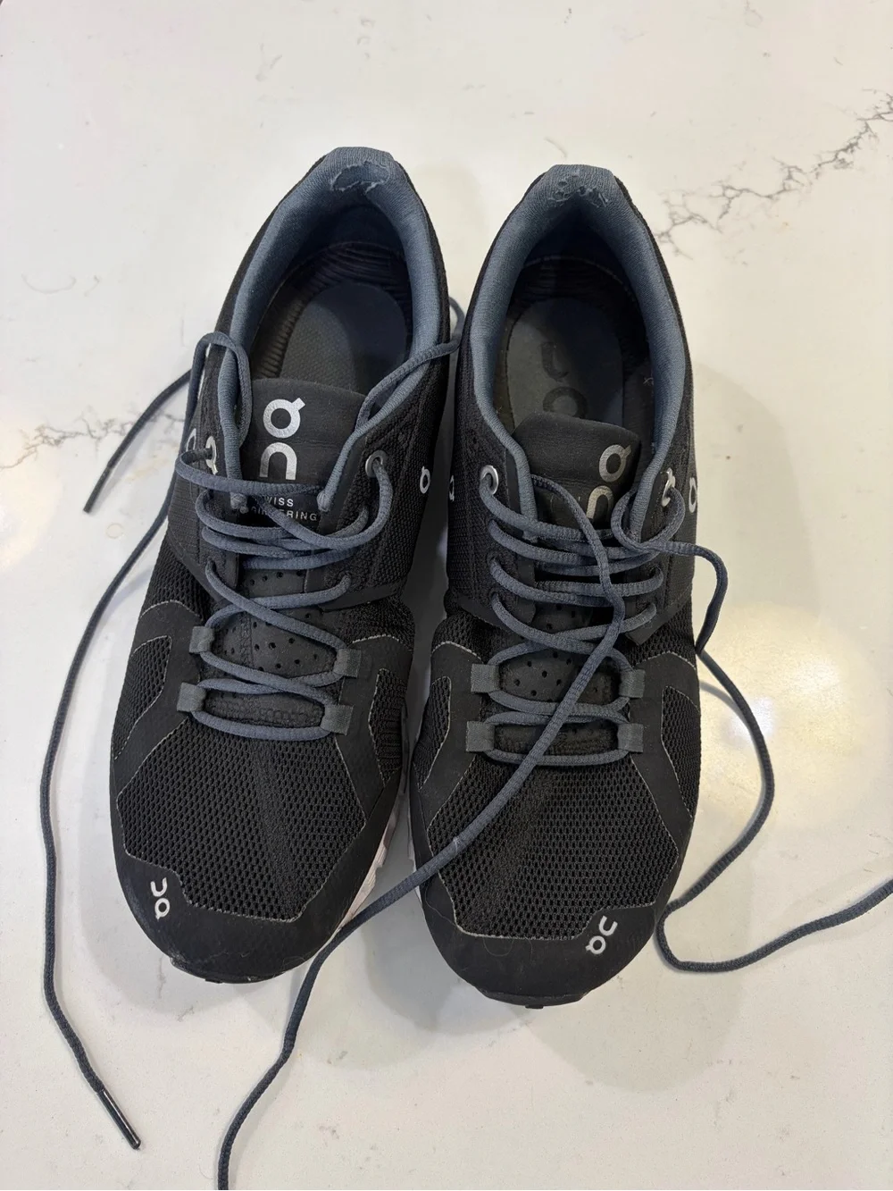 On Running Women’s Athletic Sneakers - Black, White